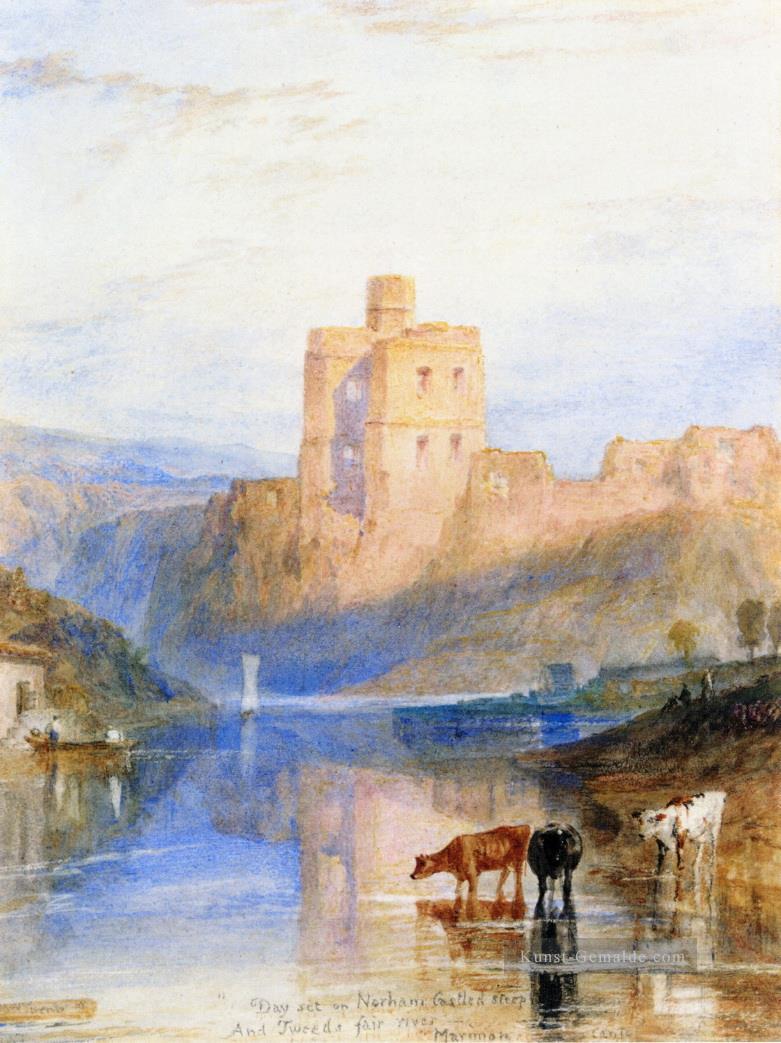Norham Schloss auf dem Tweed Turner Ölgemälde